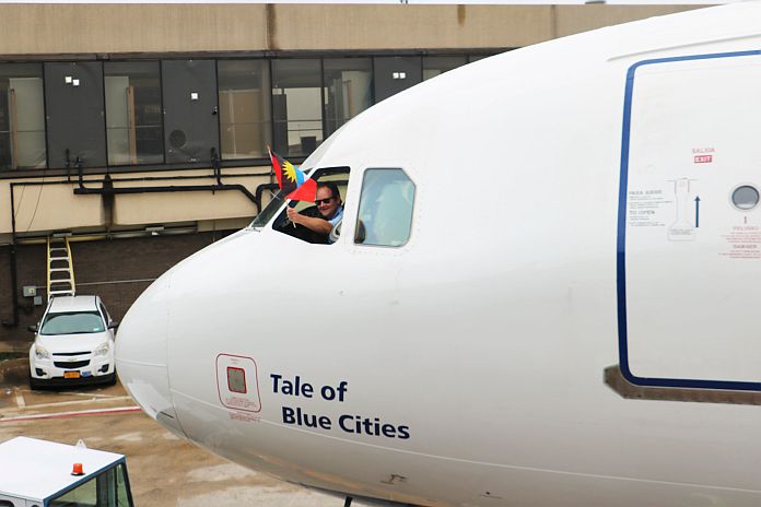 Caribbean News Global jetBlue-inaugural-flight-from-Newark Antigua – Barbuda celebrates the start of JetBlue Airways non-stop service from Newark  