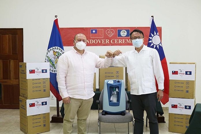 Caribbean News Global Belize_Taiwan_oxygen Taiwan donates oxygen concentrators to Caribbean allies 