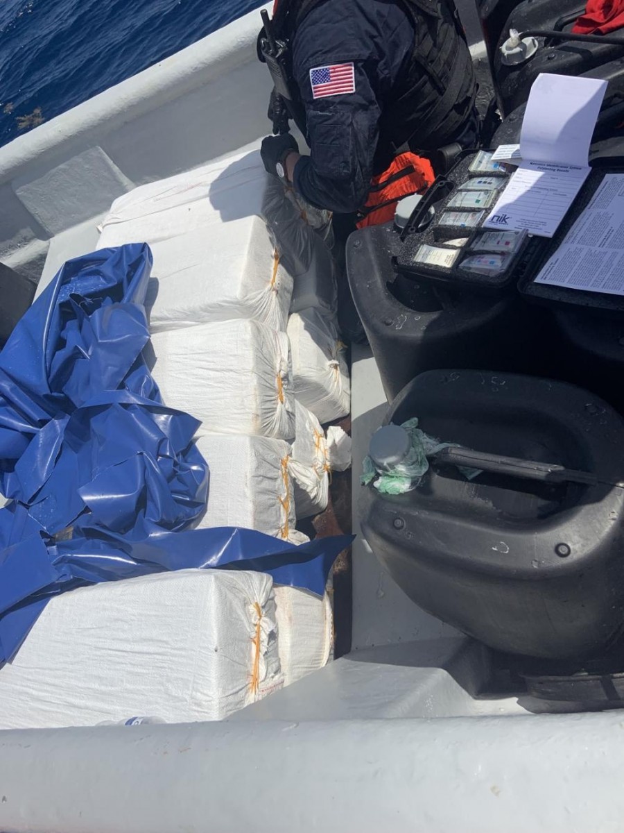 Caribbean News Global us_dist7.jpg2_ US Coast Guard nabs two smugglers, seizes $7.5 million in cocaine following interdiction in Caribbean Sea  